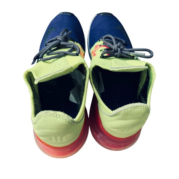 Nike Air Max 270 Flyknit Sneakers Mens  US 10  Lime/Blue/Red. - Picture 5 of 9
